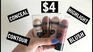 NEW Wet n wild Makeup Sticks  Review  Demo [upl. by Home]