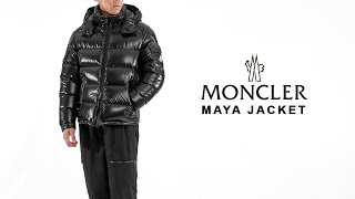 Moncler Maya Puffer Jacket  How Does It Fit [upl. by Eelorac]