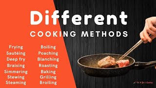 14 Cooking Methods for Beginners  Vil and Zoes Galley [upl. by Medrek]