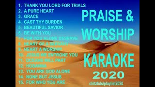 WORSHIP SONGS Playlist2 NONSTOP KARAOKE [upl. by Suilenroc]