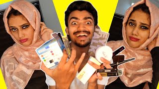 HIBA ക്ക് 8 ന്ടെ പണി കൊടുത്തു 😂 Makeup ചെയ്തു ഒരു പരുവമാക്കി 🤮  HIBAampFAZI  Malayalam Couple vlog [upl. by Anisamoht952]