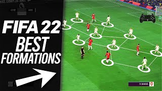 FIFA 22  BEST FORMATIONS amp TACTICS [upl. by Nhaj]