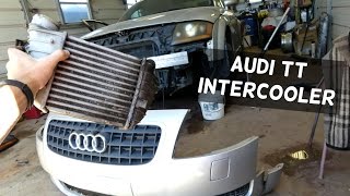 AUDI TT INTERCOOLER REMOVAL REPLACEMENT [upl. by Eniretac]