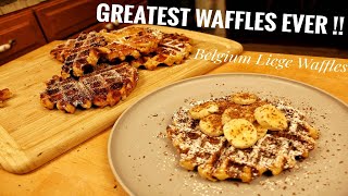 Greatest Waffle Recipe  Belgian Liege Waffles [upl. by Malloch575]