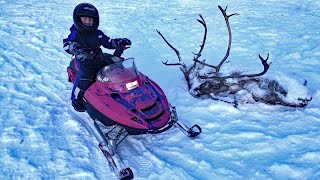 Alaska Winter Adventure  Ice fishing Camping Snowmobiling amp More [upl. by Loredana]