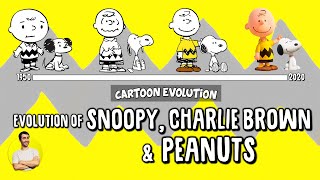 Evolution of SNOOPY CHARLIE BROWN amp PEANUTS  70 Years Explained  CARTOON EVOLUTION [upl. by Aitnohs466]