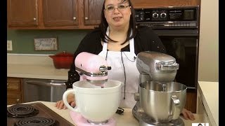 Amys Stand Mixer Challenge Part II KitchenAid Artisan 5 Quart vs Breville Scraper Mixer Pro [upl. by Tella]