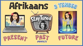 Present past and future tense in Afrikaans [upl. by Harness599]