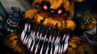 GOLDEN FREDDY ATTACKS  Five Nights at Freddys 4  Part 4 [upl. by Nosnarb338]