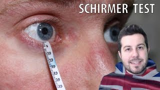 Schirmer Test  Tear Film Evaluation 4 ENG [upl. by Zerat]