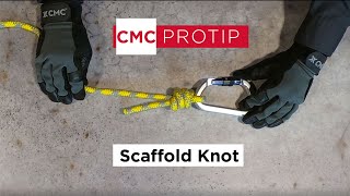 How to tie a Scaffold Knot  CMC Pro Tip [upl. by Atteuqcaj]