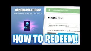 how to redeem codes on fortnite [upl. by Nalyt]