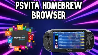 How to get Homebrew Browser on PSVita [upl. by Nessim341]