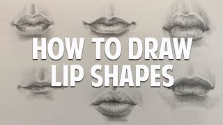 How to Draw Different Lip Shapes [upl. by Renato]