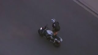 Biker teases cops during highspeed chase [upl. by Teerprug]