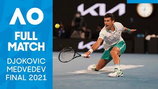 Novak Djokovic vs Daniil Medvedev Full Match  Australian Open 2021 Final [upl. by Rramed740]