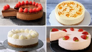 4 Easy NoBake Cheesecake Recipes [upl. by Rivi]