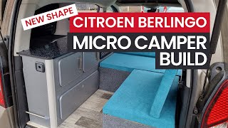 Micro Campervan Conversion Build  5 Days in 5 Mins [upl. by Audras943]