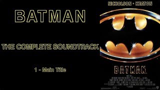 Batman The Complete Soundtrack by Danny Elfman [upl. by Herra168]