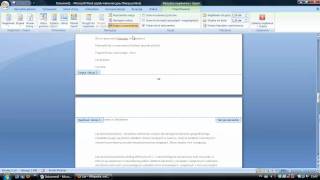 Microsoft Office Word 2007  tworzenie edycja sekcji oraz numeracja stron [upl. by Laaspere]