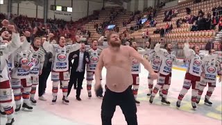 Oskarshamn går upp till SHL  Timrå  Oskarshamn match 7 Höjdpunkter firande och intervjuer [upl. by Ecnaiva98]