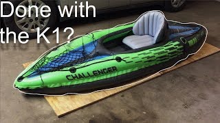 Intex Challenger K1 Kayak One Year Later  Review [upl. by Airamasor]