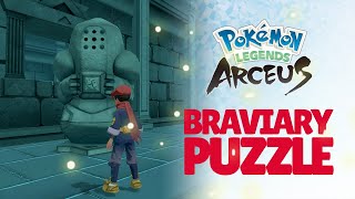 BRAVIARY PUZZLE GUIDE POKEMON LEGENDS ARCEUS [upl. by Harv597]