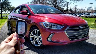 2017 Hyundai Elantra Limited Start Up Walkaround Test Drive and Review [upl. by Malca]