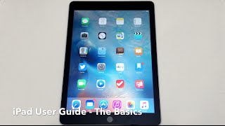 iPad User Guide  The Basics Updated [upl. by Elimay]