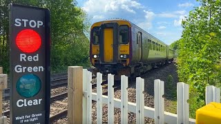 Megaloughton Level Crossing Derbyshire [upl. by Audly]