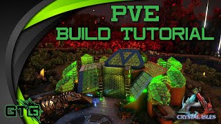 Ark Crystal Isles PVE Base Build Tutorial Part 13  The Main Base [upl. by Kaazi336]