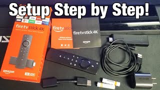 Fire TV Stick 4K How to Setup Step by Step  Tips [upl. by Katey]