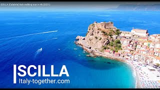 SCILLA Calabria Italy walking tour in 4k  Summer destination [upl. by Walliw]