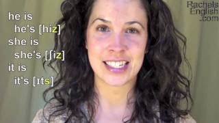 How to Pronounce Contractions American English Pronunciation [upl. by Elocal]