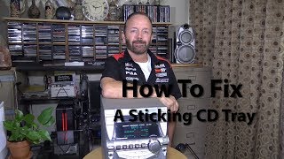 How To Fix A Sticking Stereo CD Tray WPaul Henderson 22019 [upl. by Anehs375]