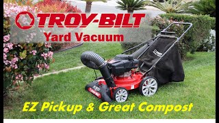 TroyBilt Chipper Shredder Vac Review [upl. by Anileh786]