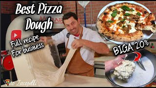 How To Make Best PIZZA DOUGH for Your Business Full RecipeBIGA [upl. by Hylan253]