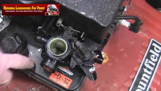 Repairing Lawnmowers For Profit Part 61 Governor Spring Help [upl. by Wind889]