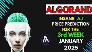 Insane ALGORAND Price Prediction for this Week by AI [upl. by Florette]