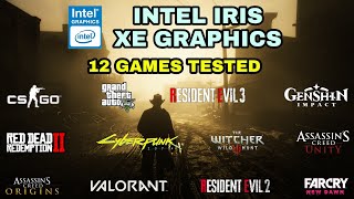 Intel Iris Xe Graphics Test in 12 Games  2021 [upl. by Savihc827]