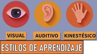 ¿Qué Son Los Estilos de Aprendizaje  Visual  Auditivo  Kinestésico  Pedagogía MX [upl. by Nadeau]