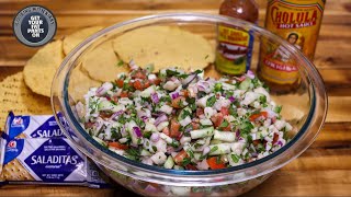 Ceviche de Pescado  Tilapia Recipe  Mexican Food [upl. by Victor]