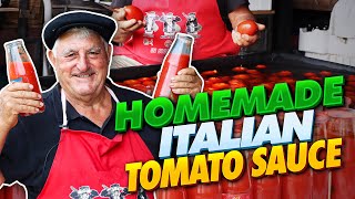 How To Make HOMEMADE TOMATO SAUCE Like an Italian Nonno [upl. by Nalorac]