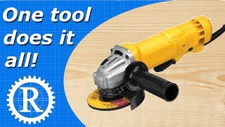 Angle grinder for woodworkers START METALWORKING [upl. by Ramaj618]