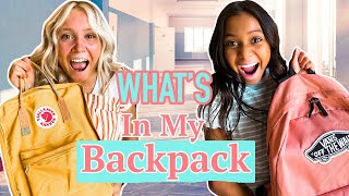 Whats in MY Backpack 2020 KHigh School Anxiety Advice [upl. by Oxford]