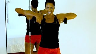 Exercises to Get Rid of Flabby Arms  Upper Body Workout [upl. by Ecyoj]