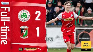 HIGHLIGHTS  Cliftonville 21 Glentoran [upl. by Mutz]