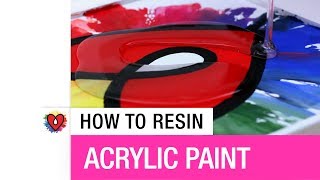 How To Resin Acrylic Paint [upl. by Chanda962]