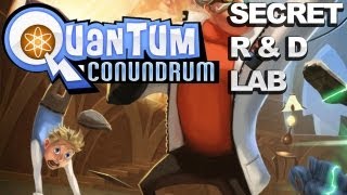 Quantum Conundrum Gameplay  Secret Room RampD Lab Walkthrough [upl. by Derdle]