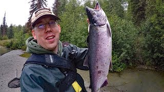 Alaska Adventure  Part 1 Traveling to Alaska and Fishing for salmon [upl. by Cally]